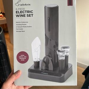 Rabbit 6 Piece Electric Wine Set